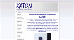 Desktop Screenshot of katon.eu